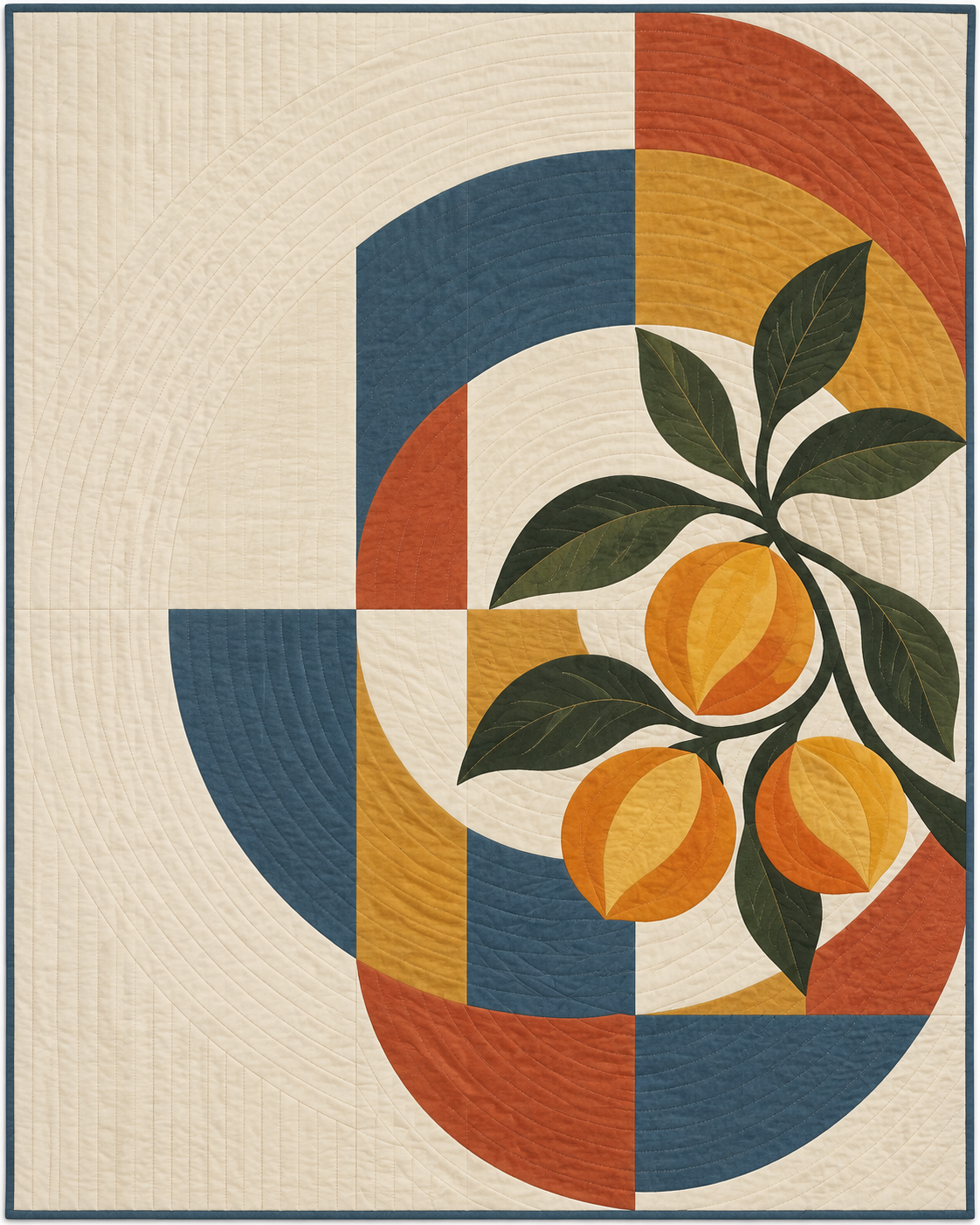 Alabama Morning Orchard quilt blanket design