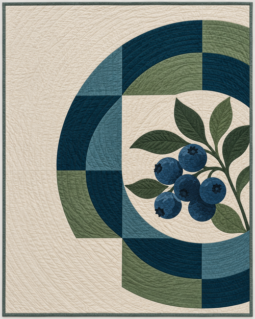 Alaska Morning Orchard quilt blanket design