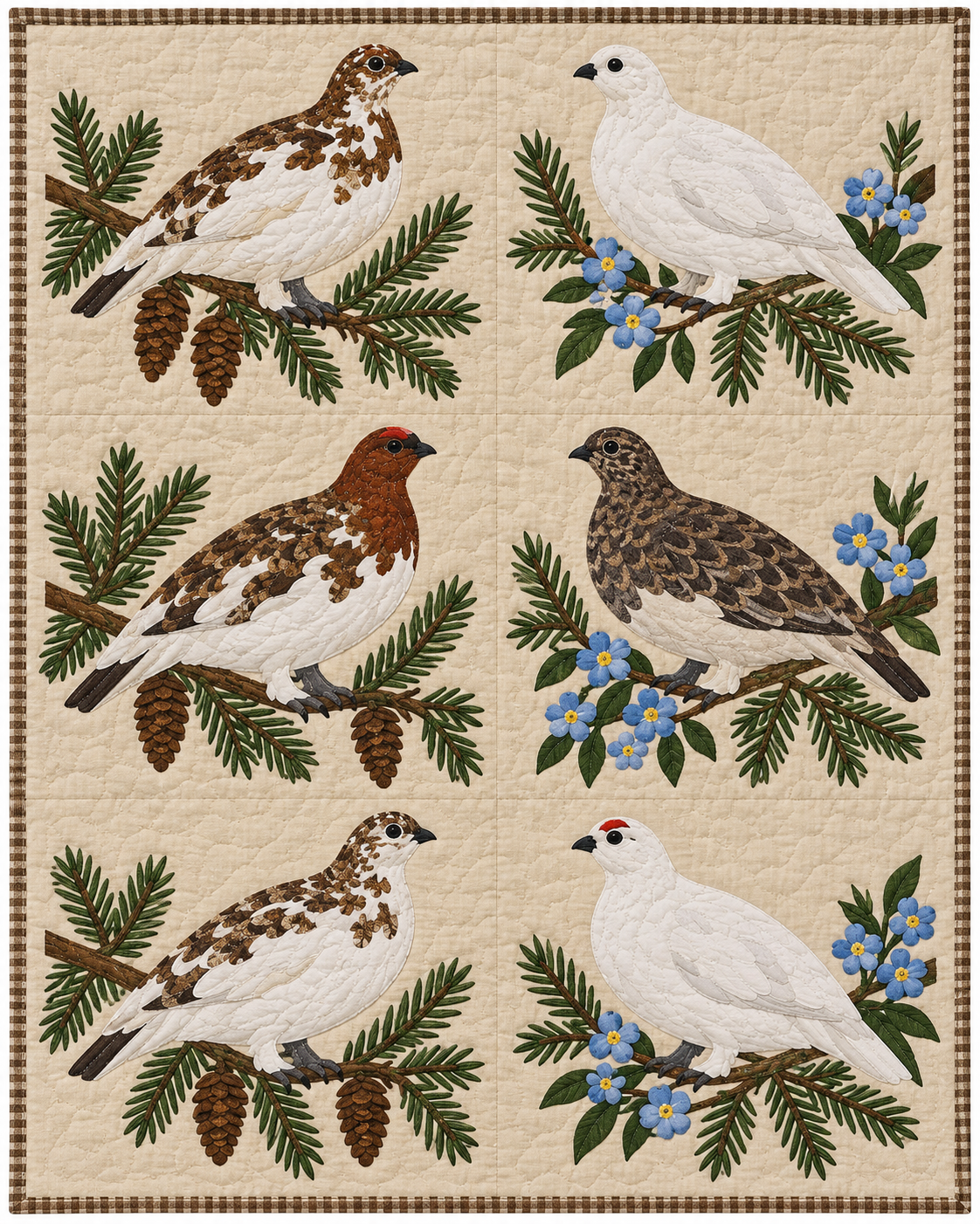 Alaska Birdsong quilt blanket design