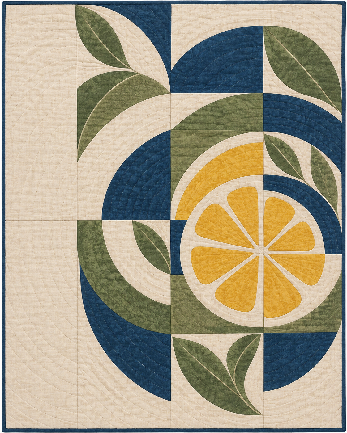 Connecticut Morning Orchard quilt blanket design