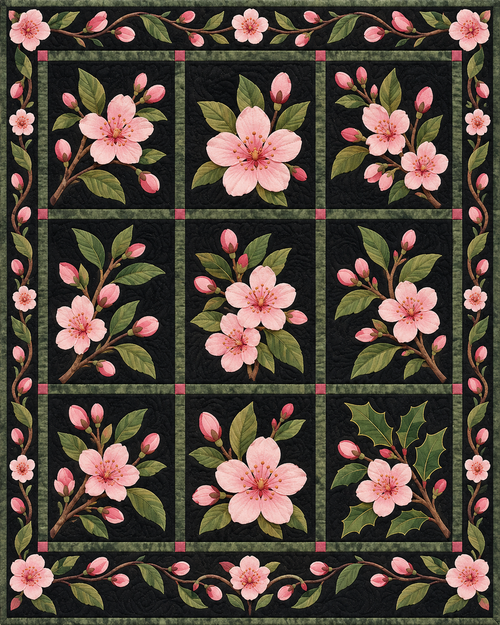 Delaware Flower Garden quilt blanket design