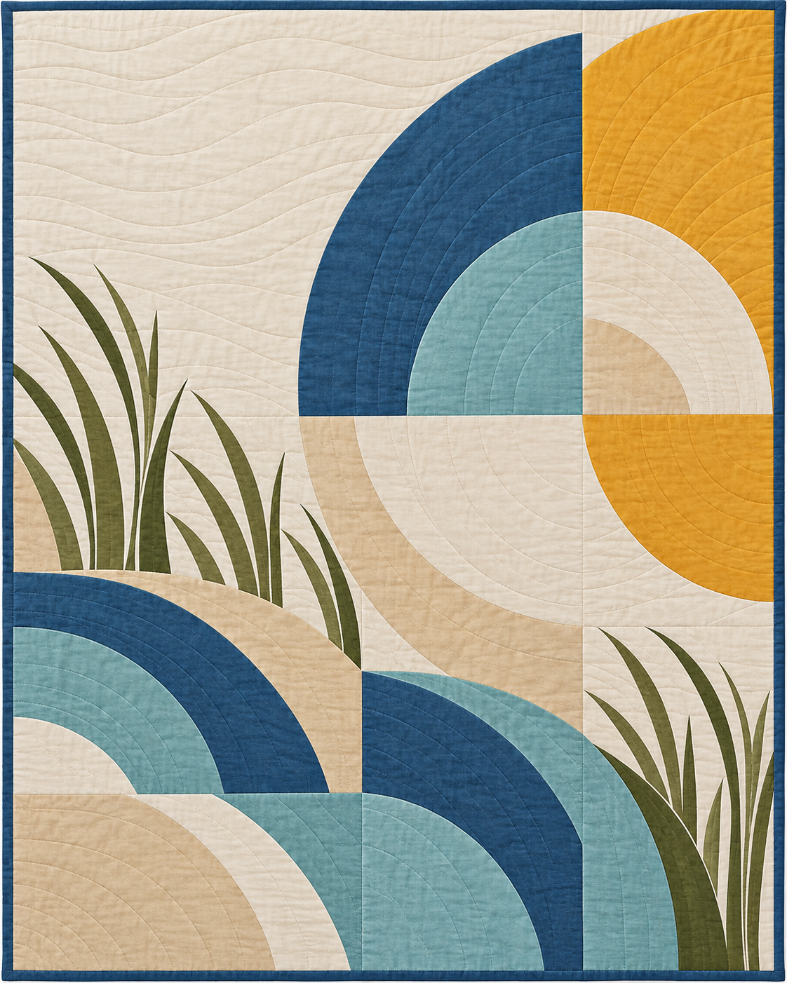 Delaware Morning Orchard quilt blanket design
