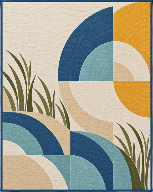 Delaware Morning Orchard quilt blanket design