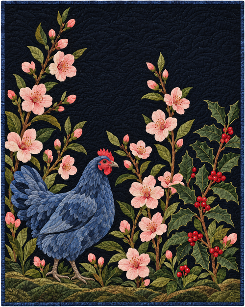 Delaware Wildflower Meadow quilt blanket design