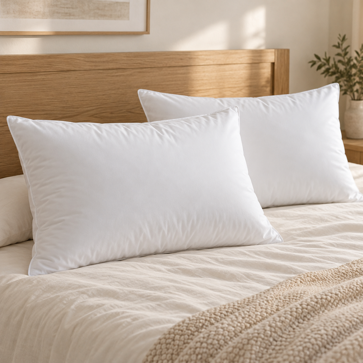Premium Bed Pillow Inserts — Set of 2