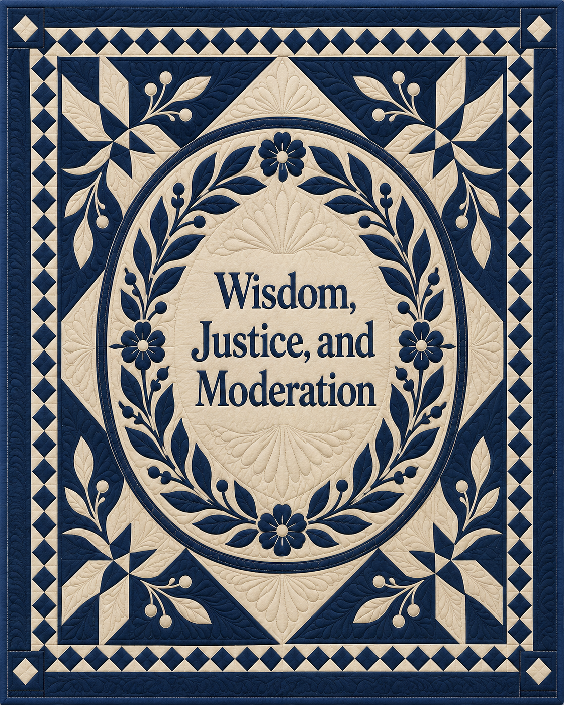 Georgia Motto Medallion quilt blanket design