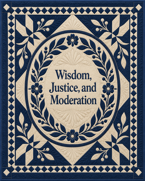 Georgia Motto Medallion quilt blanket design
