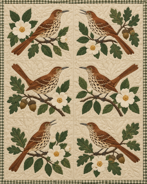 Georgia Birdsong quilt blanket design