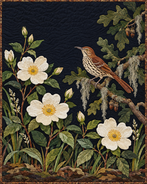 Georgia Wildflower Meadow quilt blanket design