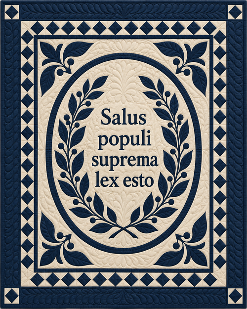 Missouri Motto Medallion quilt blanket design