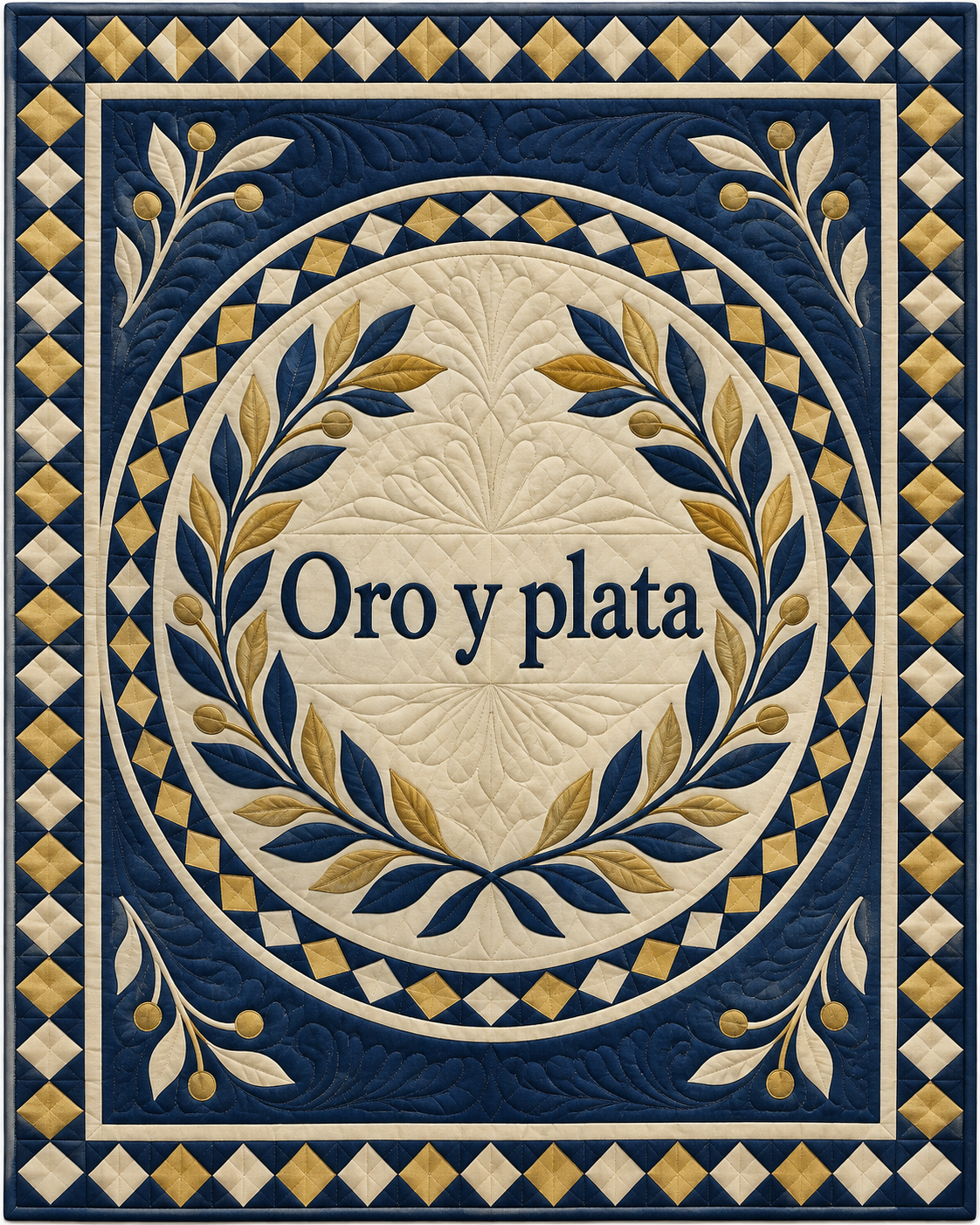 Montana Motto Medallion quilt blanket design