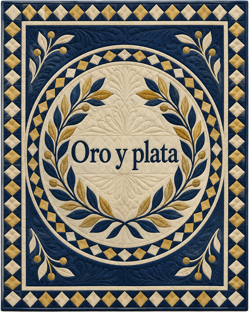 Montana Motto Medallion quilt blanket design