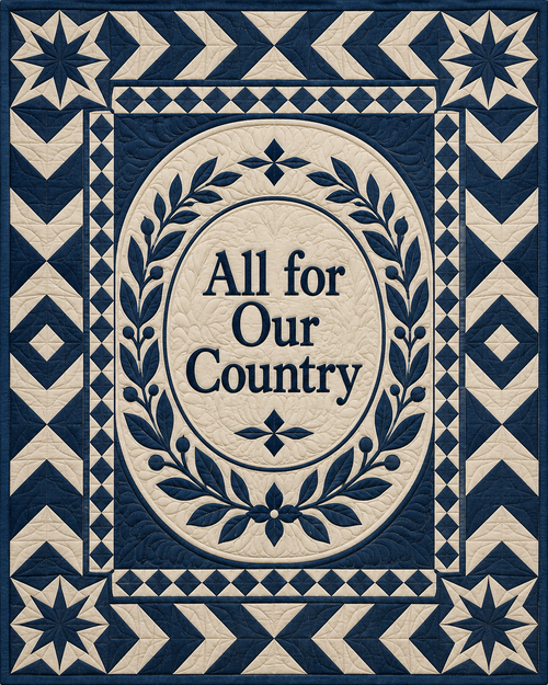 Nevada Motto Medallion quilt blanket design
