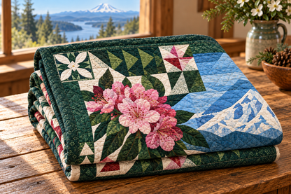 Washington Mosaic Horizons TD181026869 Quilt Blanket folded mockup